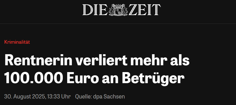 Betrugsmaschen zu erkennen schützt Vermögen