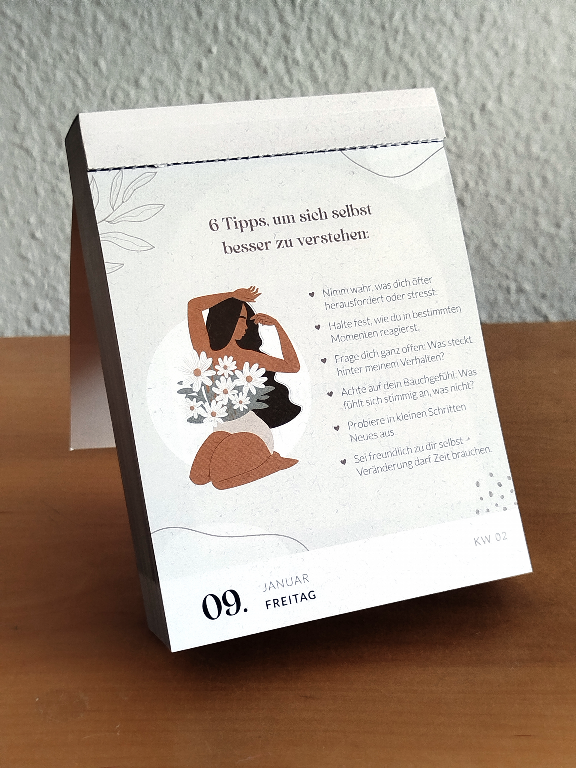 Abreißkalender, Achtsamkeit, Atempause